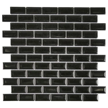 Mozaïektegel Mini Metro Zwart 32,2x29,8 cm 4 stuks Mozaïektegel Mini Metro Zwart 32,2x29,8 Cm 4 Stuks -Badkamerwinkel Voor Thuis 123 7999