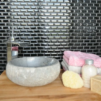 Mozaïektegel Mini Metro Zwart 32,2x29,8 cm 4 stuks Mozaïektegel Mini Metro Zwart 32,2x29,8 Cm 4 Stuks -Badkamerwinkel Voor Thuis 123 8000