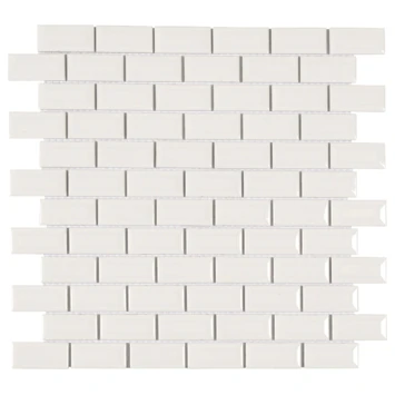 Mozaïektegel Mini Metro Wit 32,2x29,8 cm 4 stuks Mozaïektegel Mini Metro Wit 32,2x29,8 Cm 4 Stuks -Badkamerwinkel Voor Thuis 123 8002