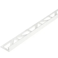 Tegelprofiel Haaks 10 Mm Aluminium Wit
