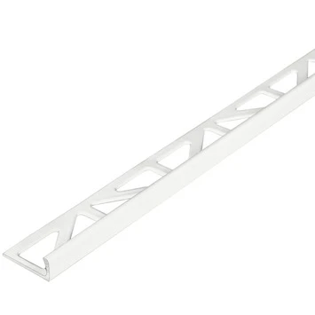 Tegelprofiel haaks 10 mm aluminium wit Tegelprofiel Haaks 10 Mm Aluminium Wit -Badkamerwinkel Voor Thuis 123 8012