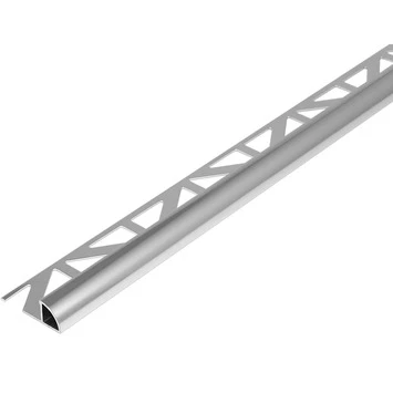 Tegelprofiel kwartrond aluminium Zilver 10 mm Tegelprofiel Kwartrond Aluminium Zilver 10 Mm -Badkamerwinkel Voor Thuis 123 8019