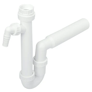 Sanivesk Universele Sifon 6/4x40mm Wit Sanivesk Universele Sifon 6/4x40mm Wit -Badkamerwinkel Voor Thuis 123 8042