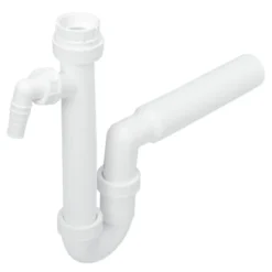 Sanivesk Universele Sifon 6/4x40mm Wit 2 Sanivesk Universele Sifon 6/4x40mm Wit -Badkamerwinkel Voor Thuis 123 8044