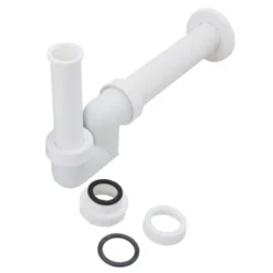 Sanivesk Ruimtebesparende Sifon Universeel Wit -Badkamerwinkel Voor Thuis 123 8054