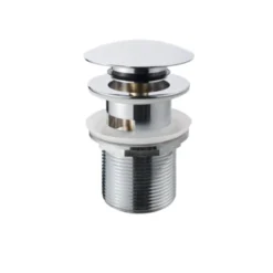 Sanivesk Afvoerplug Click Rond Chroom Met Overloop