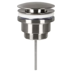 Differnz Wastafelafvoerploeg Click Pop-up RVS