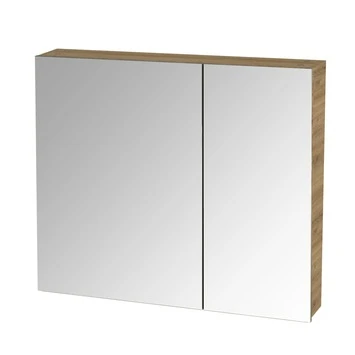 S-line spiegelkast 80 chalet eik TIGER S-line Spiegelkast 80 Chalet Eik -Badkamerwinkel Voor Thuis 123 809