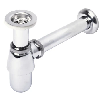 Sanivesk Plugbekersifon 5/4x32mm Chroom Sanivesk Plugbekersifon 5/4x32mm Chroom -Badkamerwinkel Voor Thuis 123 8104