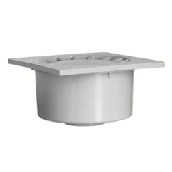 Martens Vloerput Onderuitlaat 20x20 Cm Ø75 Mm