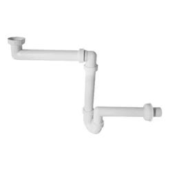 Sanivesk Ruimtebesparende Sifon 5/4-40mm -Badkamerwinkel Voor Thuis 123 8131