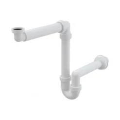 Sanivesk Ruimtebesparende Sifon 5/4-40mm -Badkamerwinkel Voor Thuis 123 8132