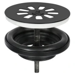 Differnz Afvoerplug Voor Fontein Mat Zwart