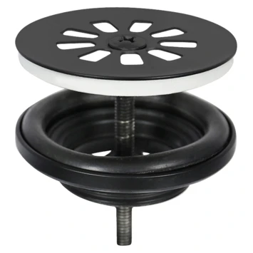 Differnz afvoerplug voor fontein mat zwart Differnz Afvoerplug Voor Fontein Mat Zwart -Badkamerwinkel Voor Thuis 123 8139