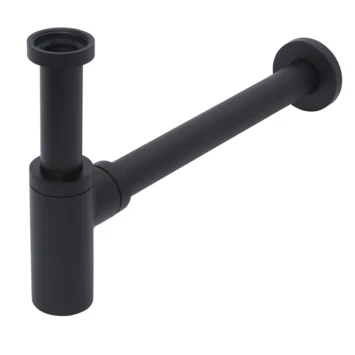 Sanivesk Bekersifon 5/4"x32mm Mat Zwart Sanivesk Bekersifon 5/4"x32mm Mat Zwart -Badkamerwinkel Voor Thuis 123 8153