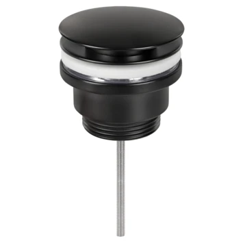 Differnz wastafelafvoerploeg Click pop-up zwart Differnz Wastafelafvoerploeg Click Pop-up Zwart -Badkamerwinkel Voor Thuis 123 8156