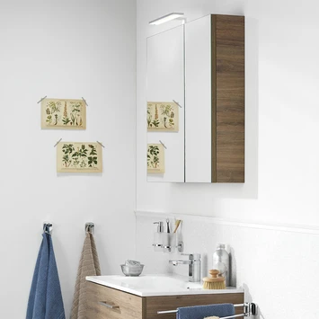 S-line spiegelkast 60cm chalet eiken TIGER S-line Spiegelkast 60cm Chalet Eiken -Badkamerwinkel Voor Thuis 123 824