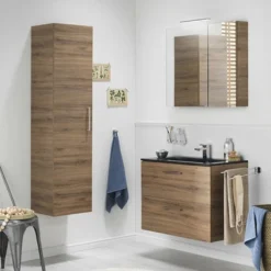 TIGER S-line Spiegelkast 60cm Chalet Eiken 5 TIGER S-line Spiegelkast 60cm Chalet Eiken -Badkamerwinkel Voor Thuis 123 825