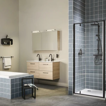 S-line spiegelkast 120 naturel eik TIGER S-line Spiegelkast 120 Naturel Eik -Badkamerwinkel Voor Thuis 123 840