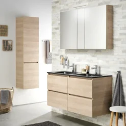 TIGER S-line Spiegelkast 120 Naturel Eik 4 TIGER S-line Spiegelkast 120 Naturel Eik -Badkamerwinkel Voor Thuis 123 843