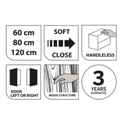 TIGER S-line Spiegelkast 120 Naturel Eik 7 TIGER S-line Spiegelkast 120 Naturel Eik -Badkamerwinkel Voor Thuis 123 846