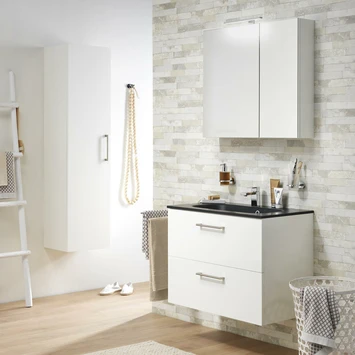 Tiger spiegelkast S-Line 60cm sneeuwwit Tiger Spiegelkast S-Line 60cm Sneeuwwit -Badkamerwinkel Voor Thuis 123 851