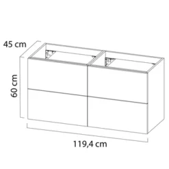 Tiger Karlo Badkamermeubel 120 Cm Hoogglans Wit Met Wastafel Zwart 6 Tiger Karlo Badkamermeubel 120 Cm Hoogglans Wit Met Wastafel Zwart -Badkamerwinkel Voor Thuis 123 870