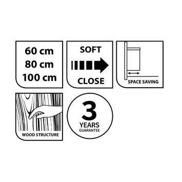 Tiger badmeubelset Pocket 60 cm met 2 lades Naturel Eik incl. looppoten Tiger Badmeubelset Pocket 60 Cm Met 2 Lades Naturel Eik Incl. Looppoten -Badkamerwinkel Voor Thuis 123 891