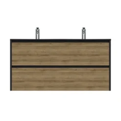 Tiger Reverse Meubelset 120 Cm Met 2 Lades Chalet Eik / Mat Zwart Inclusief Oval Wastafel Dubbel Mat Zwart 2 Tiger Reverse Meubelset 120 Cm Met 2 Lades Chalet Eik / Mat Zwart Inclusief Oval Wastafel Dubbel Mat Zwart -Badkamerwinkel Voor Thuis 123 902