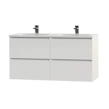 Tiger Karlo badkamermeubel 120 cm hoogglans wit met wastafel hoogglans wit Tiger Karlo Badkamermeubel 120 Cm Hoogglans Wit Met Wastafel Hoogglans Wit -Badkamerwinkel Voor Thuis 123 924