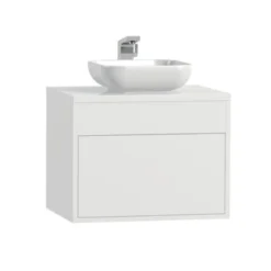 Tiger Helsinki Badkamermeubel 60 Cm Hoogglans Wit Met Waskom